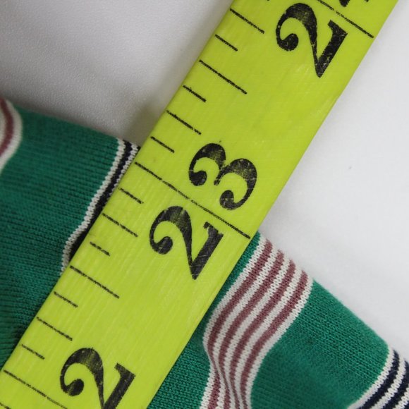 Fairway Greene Large Men's Golf Polo Stripe Shirt Green White Short Sleeve Large - Picture 7 of 8